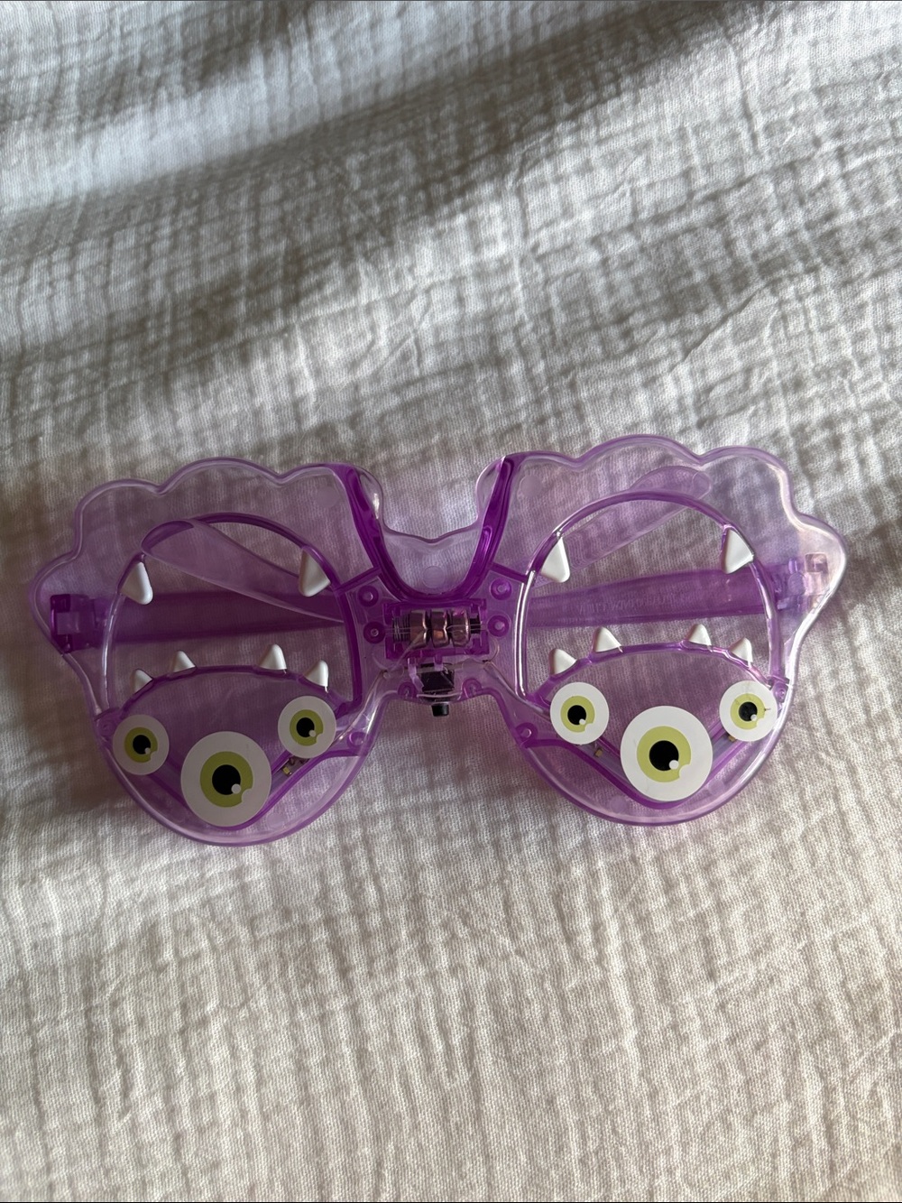 Purple Novelty Monster Eye Sunglasses
